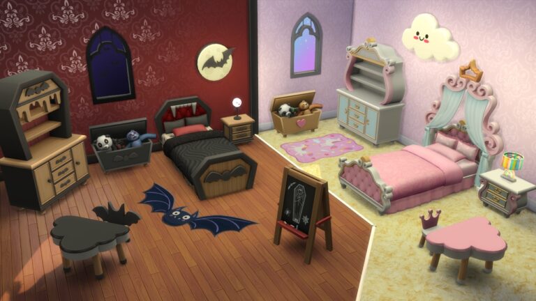THE PRINCESS AND THE VAMPIRE KIDS BEDROOM