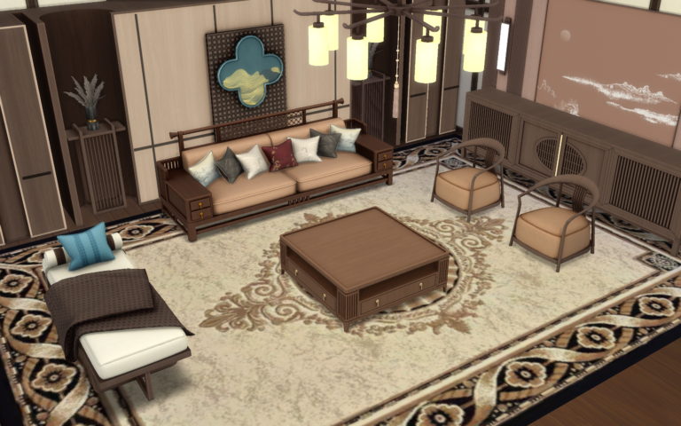 NEO CHINESE LIVINGROOM
